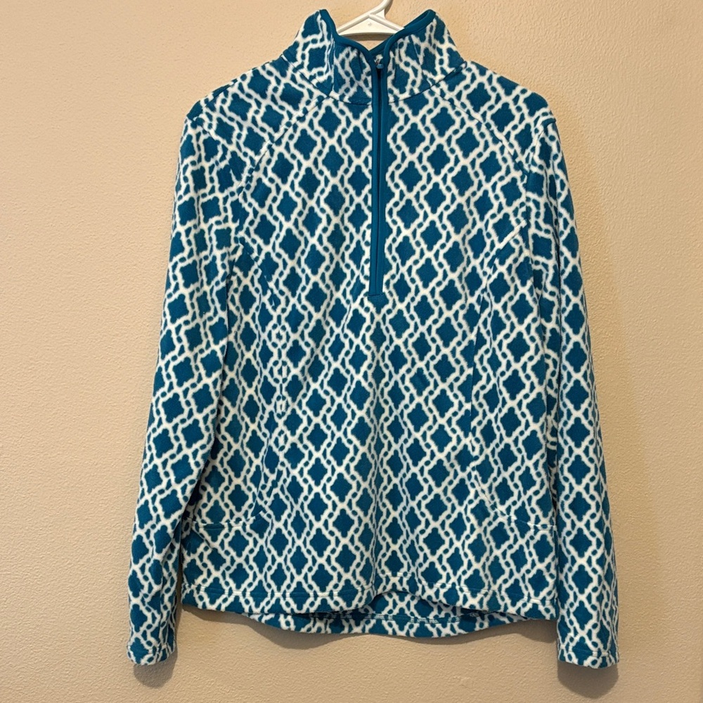 Women’s Land’s End quarter zip fleece size medium